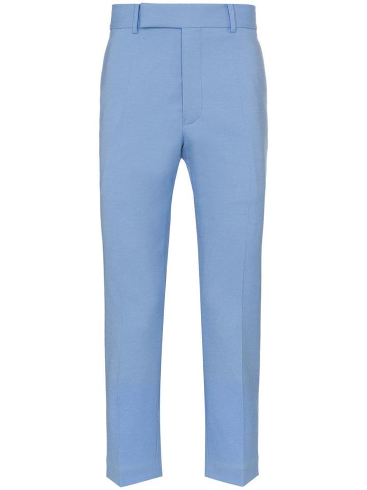 Haider Ackermann Cropped Chinos - Blue