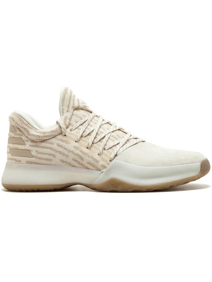 Adidas Harden Vol. 1 Primeknit Sneakers - Neutrals