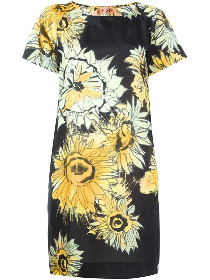 N.21 Flower Print Shift Dress