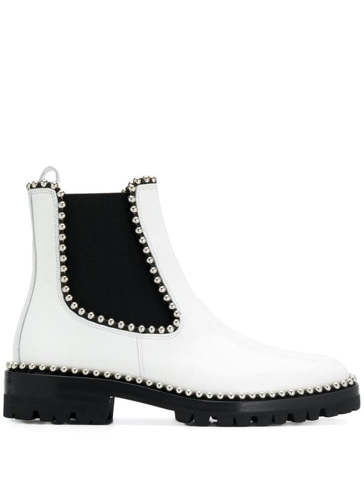 Alexander Wang Spencer Chelsea Boots - White