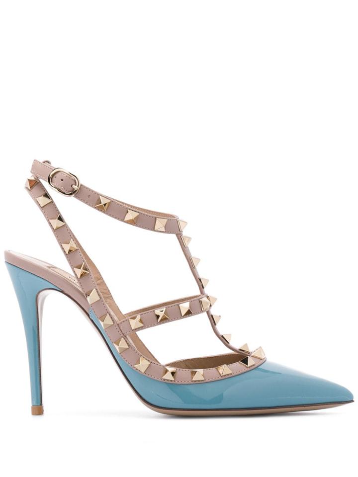 Valentino Valentino Garavani Rockstud Caged 95mm Pumps - Blue