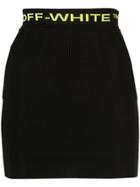Off-white Jacquard Logo Mini Skirt - Black
