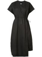Sofie D'hoore - Detroit Wrap Dress - Women - Cotton - 36, Black, Cotton