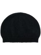 Rick Owens - Ribbed Beanie - Men - Polyamide/alpaca - One Size, Black, Polyamide/alpaca