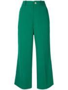 Gucci Viscose Culotte Pant With Web - Green