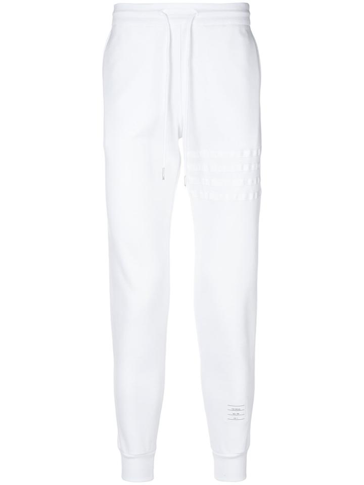 Thom Browne Classic Track Pants - White