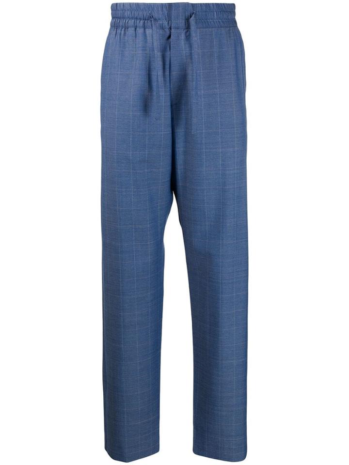 Band Of Outsiders Formal Drawstring Trousers - Blue