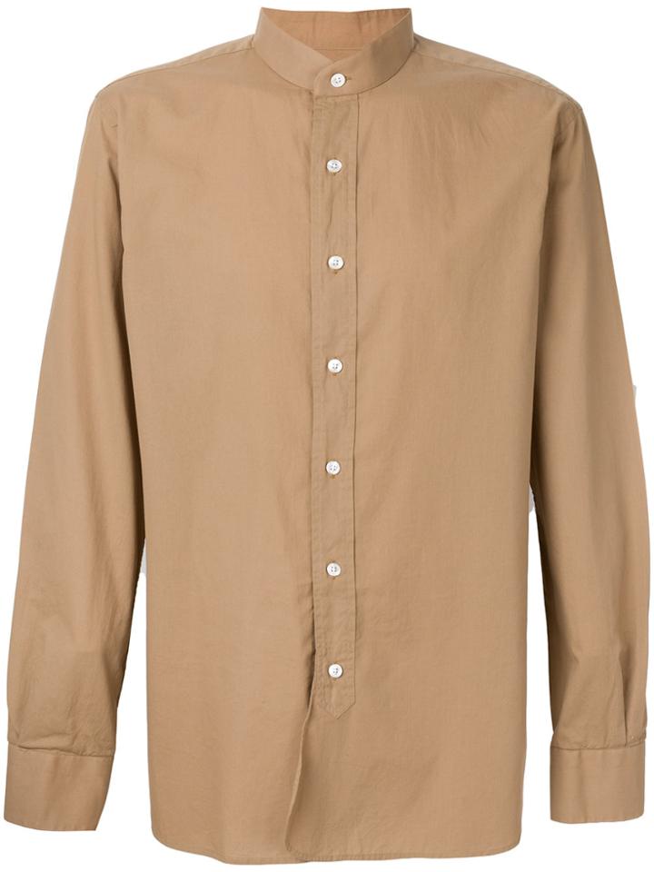 Doppiaa Oversized Shirt - Brown