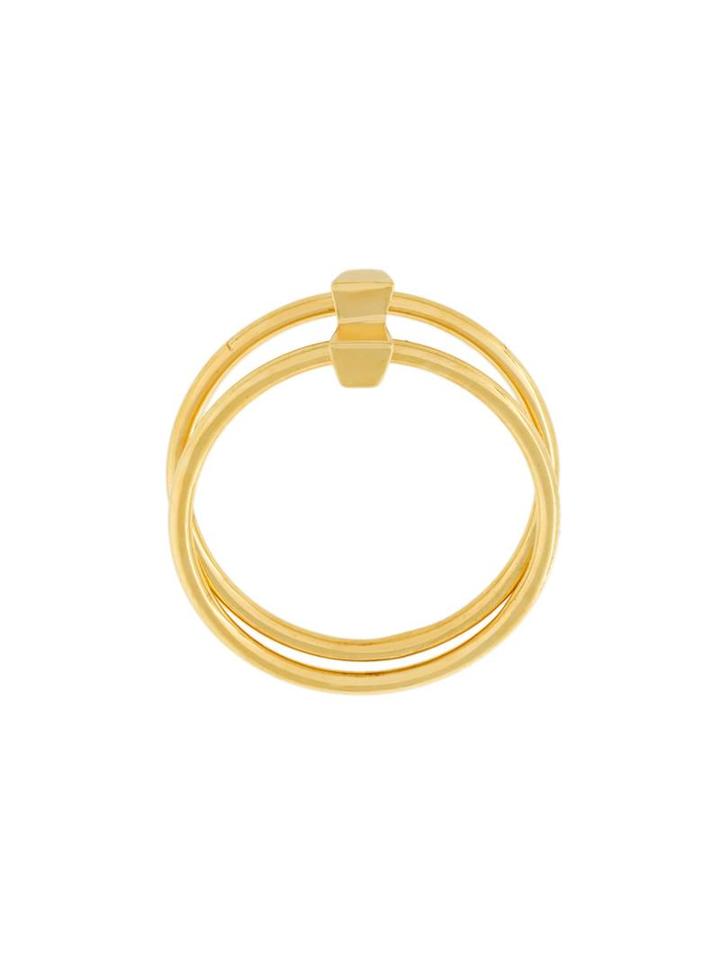 Maria Black 'kyla' Ring, Women's, Size: 52, Yellow/orange