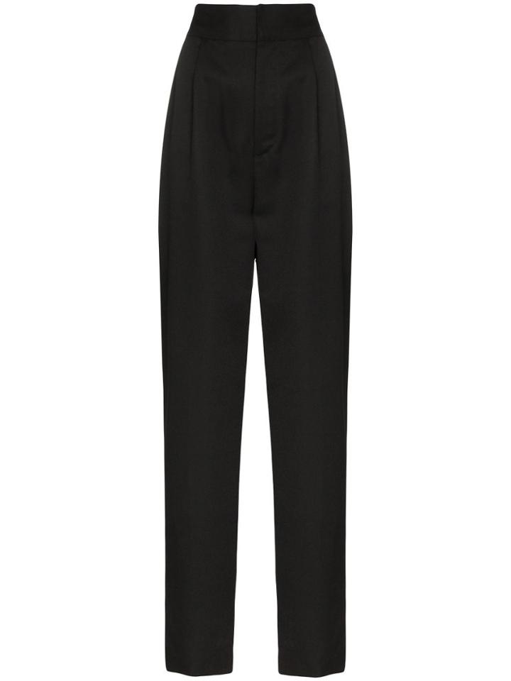 Ambush High-waist Straight Leg Trousers - Black