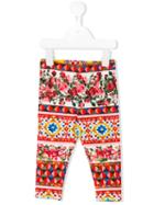 Dolce & Gabbana Kids Printed Leggings, Infant Girl's, Size: 9 Mth