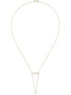 Sarah & Sebastian 14kt Yellow Gold 'oval Vertical' Necklace