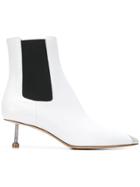 Maison Margiela Nail Heel Ankle Boots - White