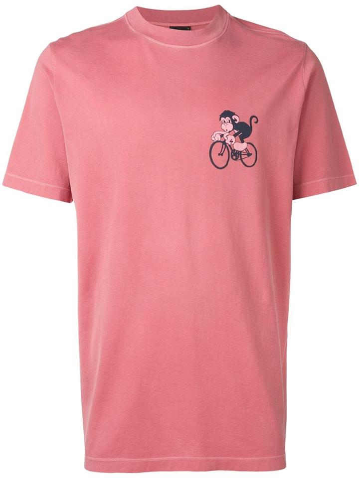 Ps Paul Smith Printed Monkey T-shirt - Pink