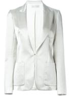 Faith Connexion Tailored Blazer, Women's, Size: 38, White, Cotton/viscose/acetate