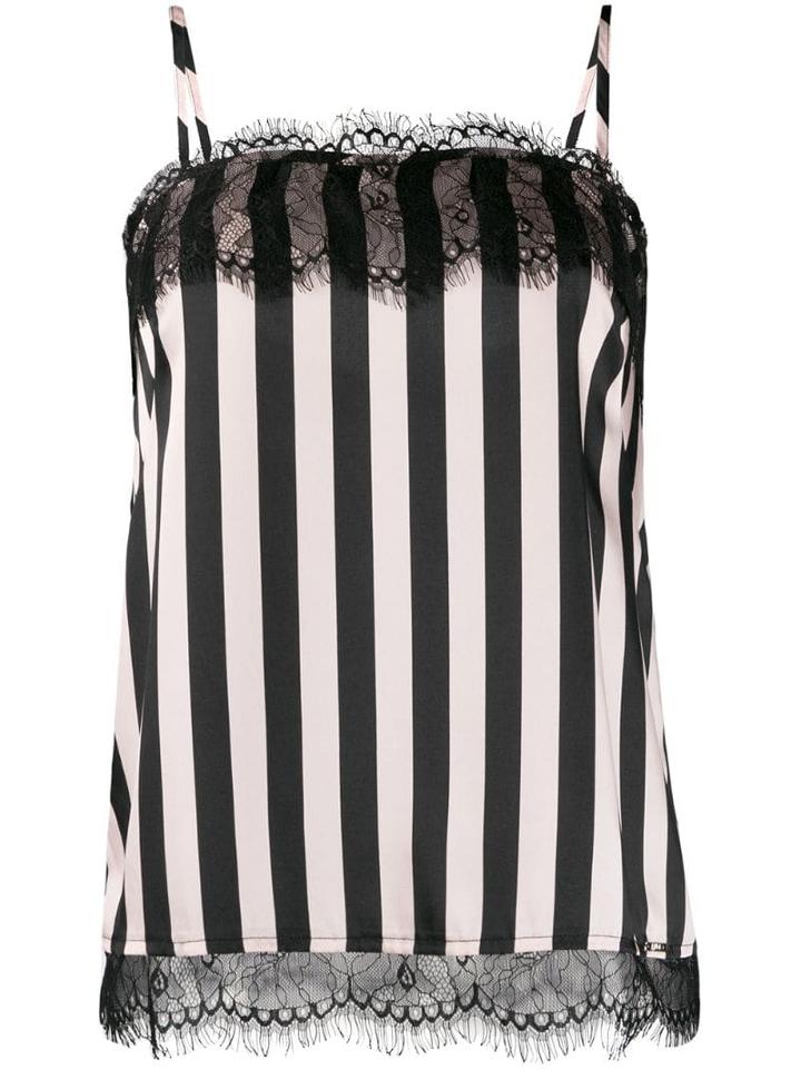 Liu Jo Striped Camisole Top - Black