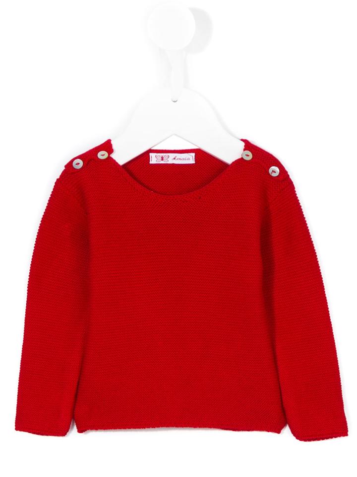 Amaia - Arum Jumper - Kids - Cotton - 36 Mth, Red