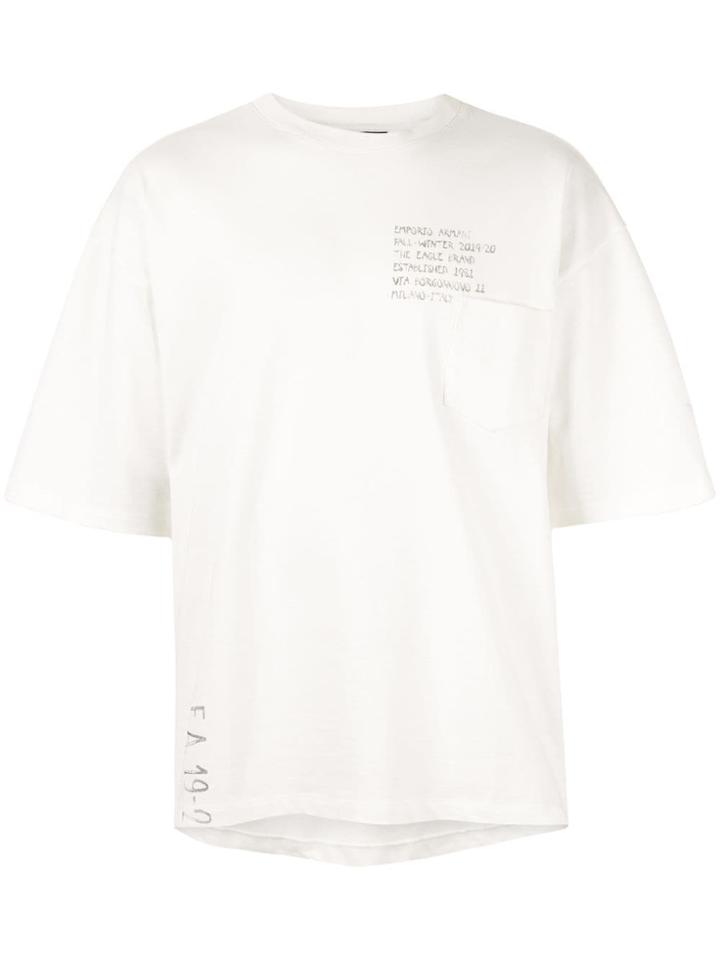 Emporio Armani Boxy Crewneck T-shirt - White