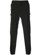 White Mountaineering Tapered-leg Cargo Trousers - Black