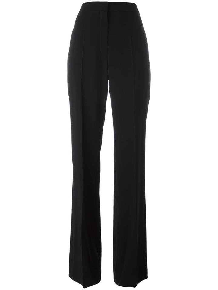 Sonia Rykiel High-rise Flared Trousers, Women's, Size: 38, Black, Viscose/acetate/spandex/elastane