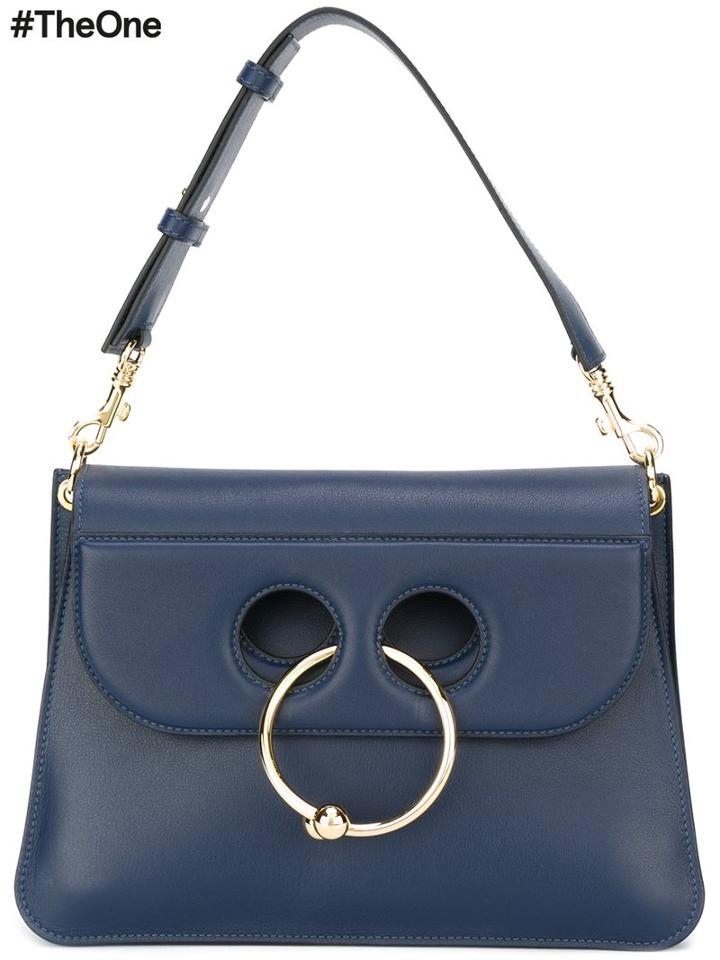 J.w.anderson Ring Detail Shoulder Bag, Women's, Blue