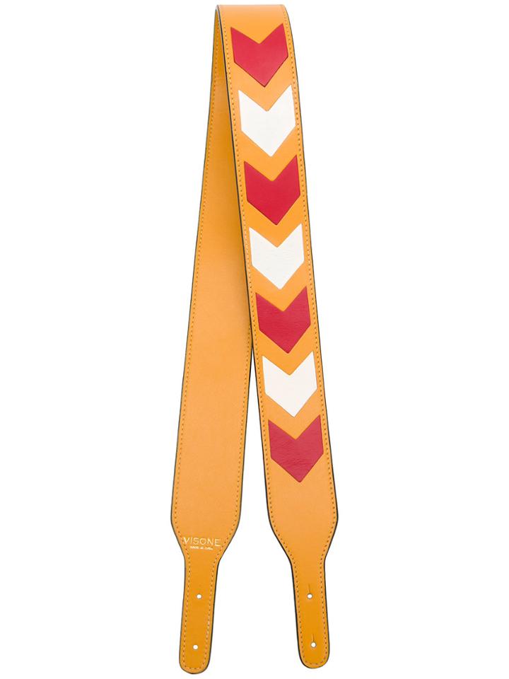 Visone Colour-block Bag Strap - Yellow & Orange