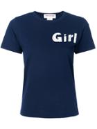Comme Des Garçons Girl Logo T-shirt - Blue