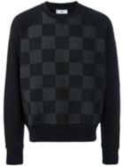 Ami Alexandre Mattiussi Oversized Crew Neck Sweatshirt, Men's, Size: Small, Black, Cotton/wool