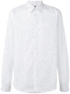 Ps By Paul Smith Polka Dot Print Shirt, Men's, Size: Medium, White, Cotton
