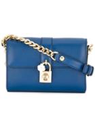 Dolce & Gabbana 'dolce' Crossbody Bag, Women's, Blue, Leather