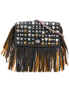 Coach - Embellished Dinky Crossbody Bag - Women - Leather - One Size, Black, Leather