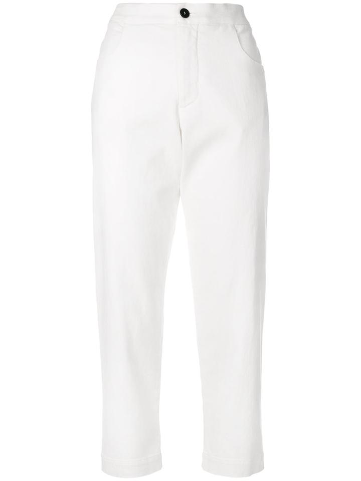 Barena Cropped Trousers - White