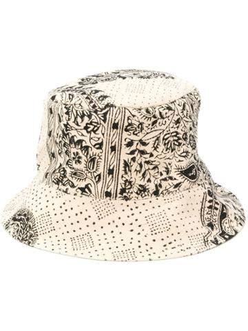 Paria Farzaneh Embroidered Bucket Hat - Neutrals