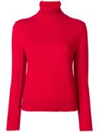 Chloé Fitted Roll-neck Sweater - Red