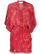 Iro Bamanta Paisley-print Dress - Red
