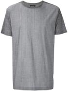 Inês Torcato Pinstripe T-shirt - Grey