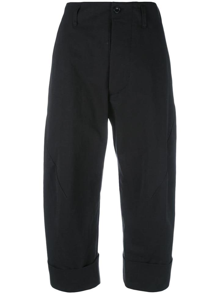 Klasica Cropped Trousers - Black