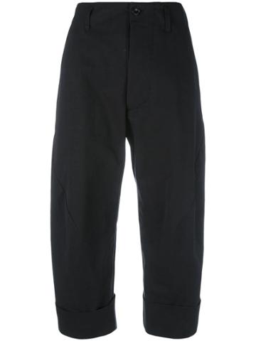 Klasica Cropped Trousers - Black