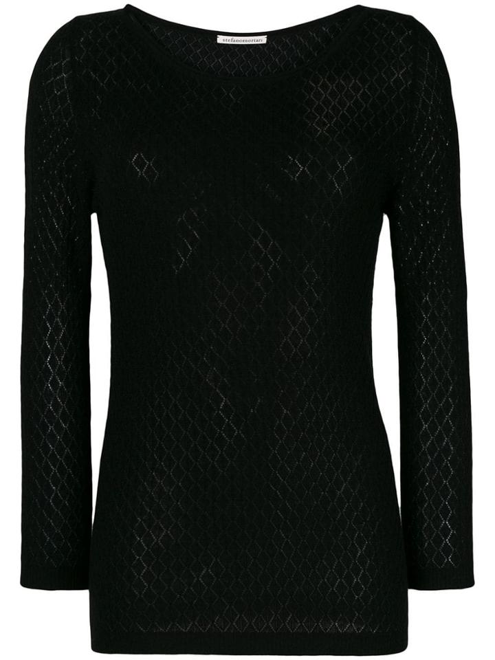 Stefano Mortari Fine Knit Sweater - Black