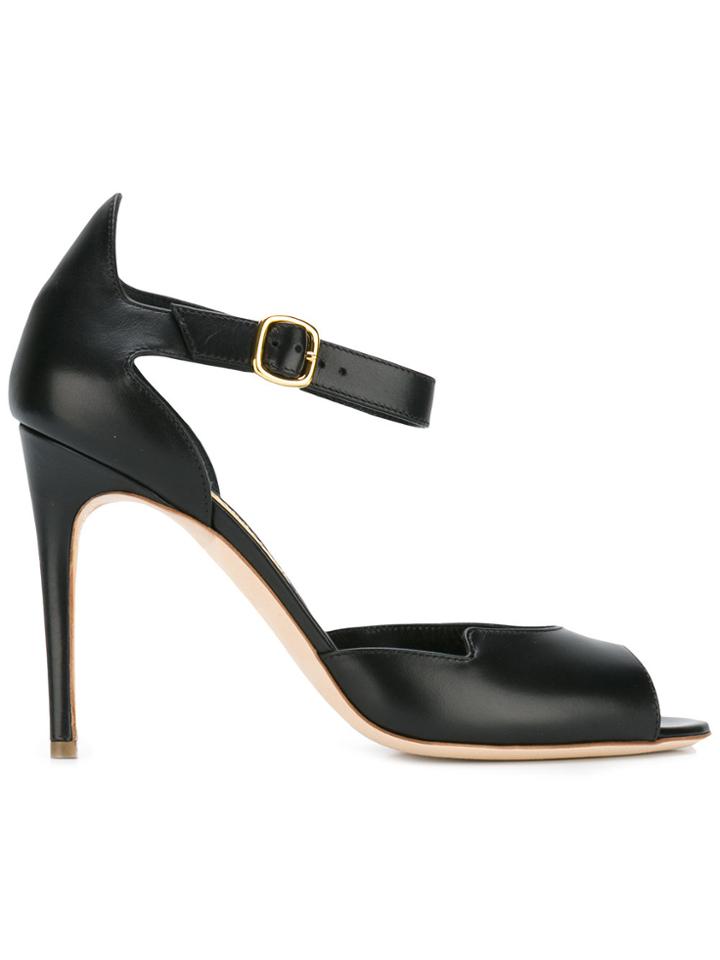 Rupert Sanderson Stiletto Sandals - Black