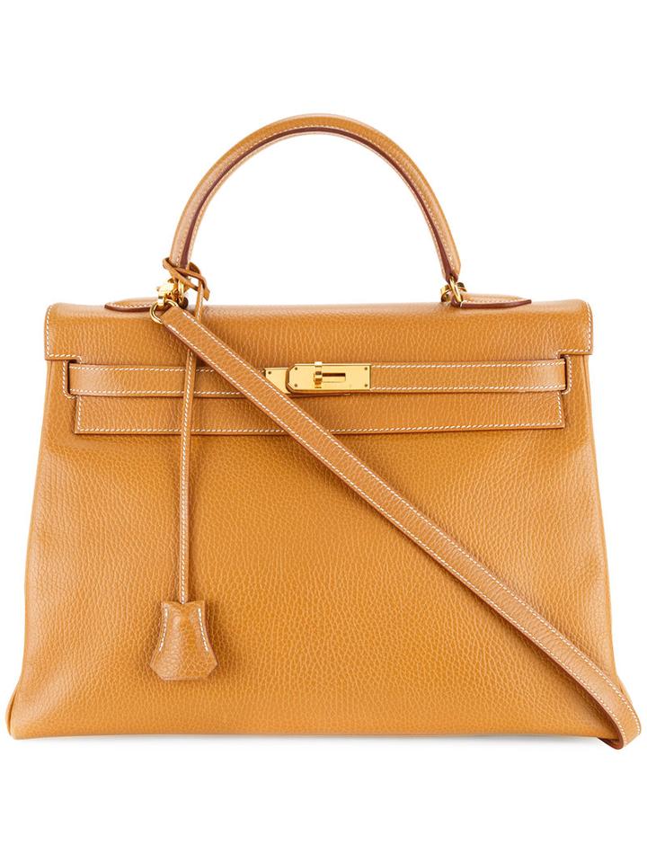 Hermès Vintage Kelly 35 Bag, Women's, Brown