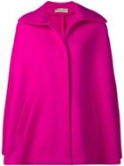 Emilio Pucci Double Face Wool Cape - Pink