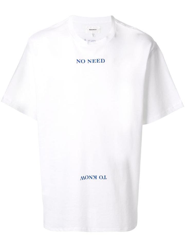 Makavelic 'tdc' T-shirt - White
