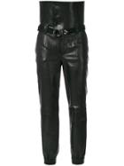 Saint Laurent Ultra High Waist Trousers - Black