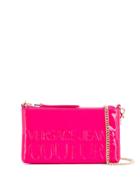 Versace Jeans Couture Embossed Logo Crossbody Bag - Pink