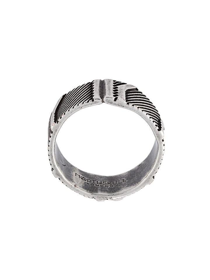 Northskull 'mantz' Ring, Men's, Size: T, Metallic