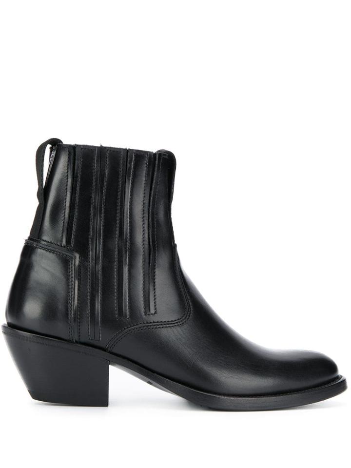 Bruno Bordese Texan Boots - Black