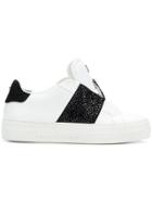 Philipp Plein Studded Low Top Sneakers - White