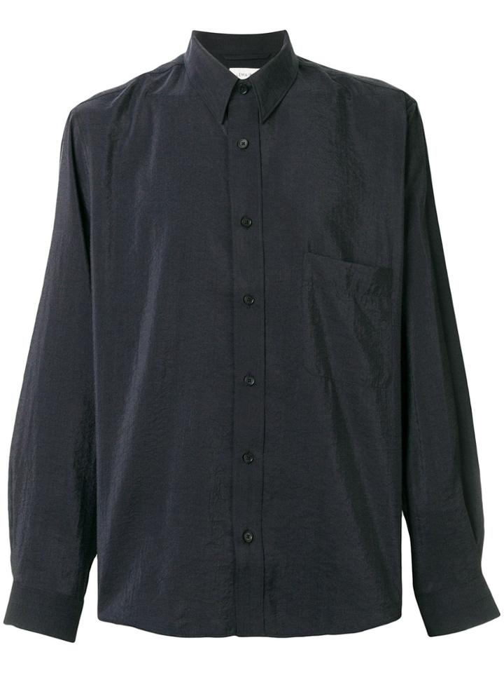 Lemaire Long Sleeve Shirt - Blue