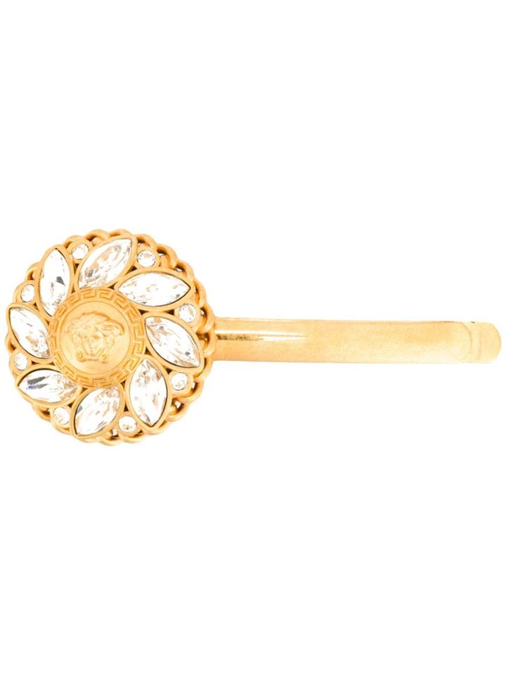 Versace Medusa Medallion Hair Clip - Gold